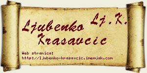 Ljubenko Krasavčić vizit kartica